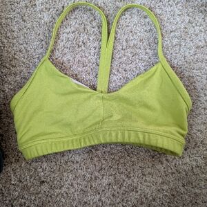 Fleo Lime Green Sports Bra